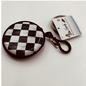 Goody x MacKenzie-Childs Courtly Check Purse Charm with 15 Hair Elastics NEW